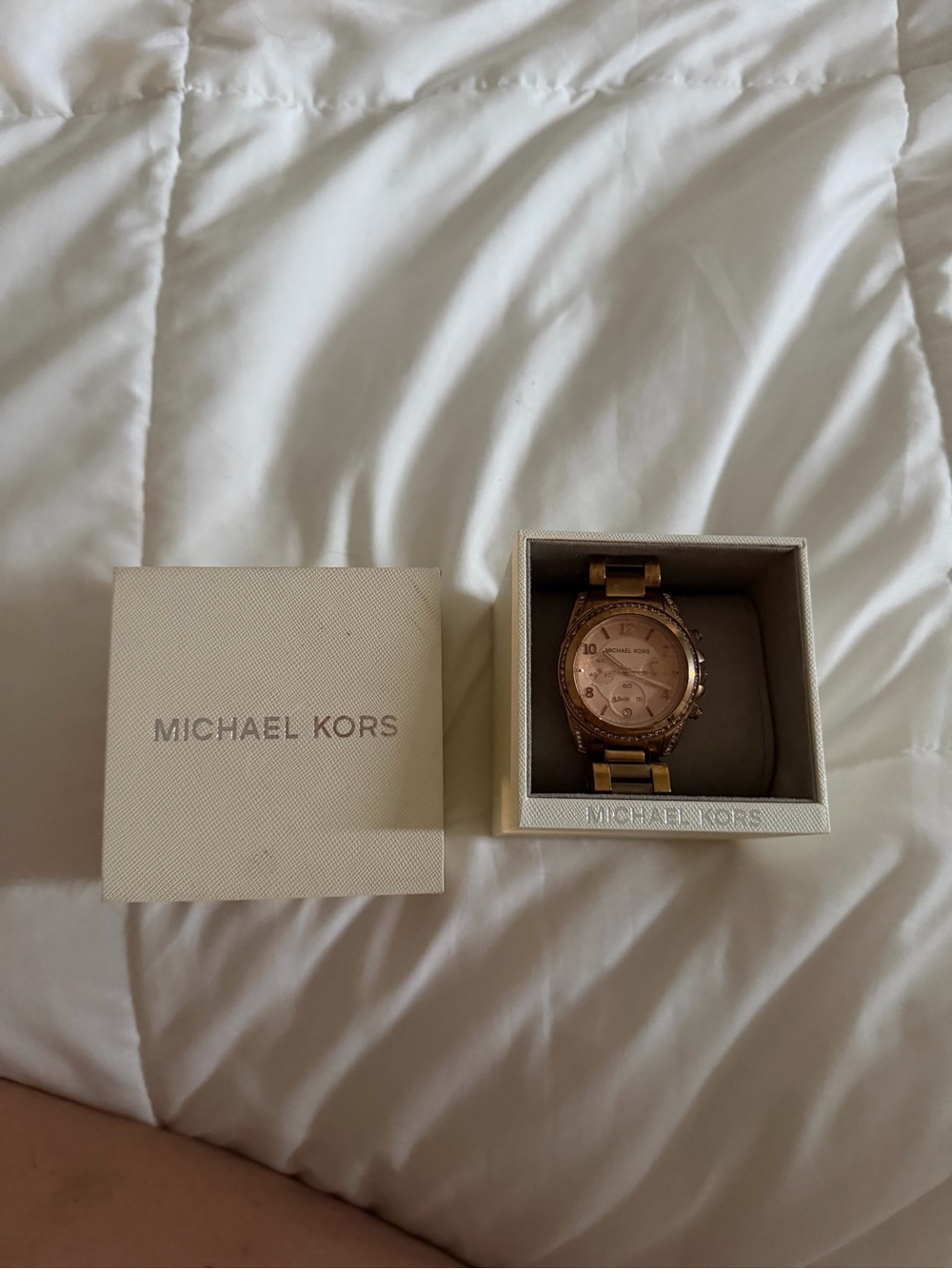Michael Kors Rose Gold Stainless Steel Watch
